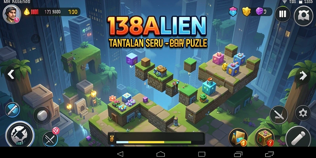 Screenshot dari gameplay 138ALIEN menampilkan tantangan puzzle menarik.