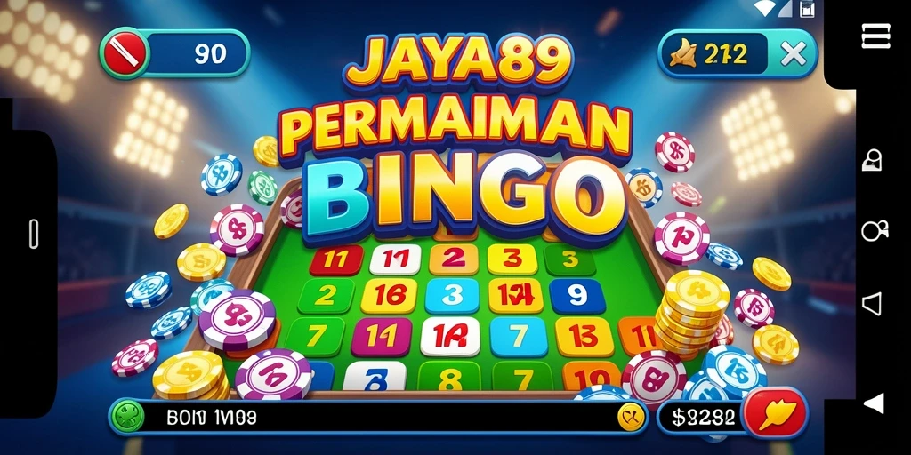 Screenshot game JAYA89 menampilkan gameplay Bingo yang seru dan mendebarkan.