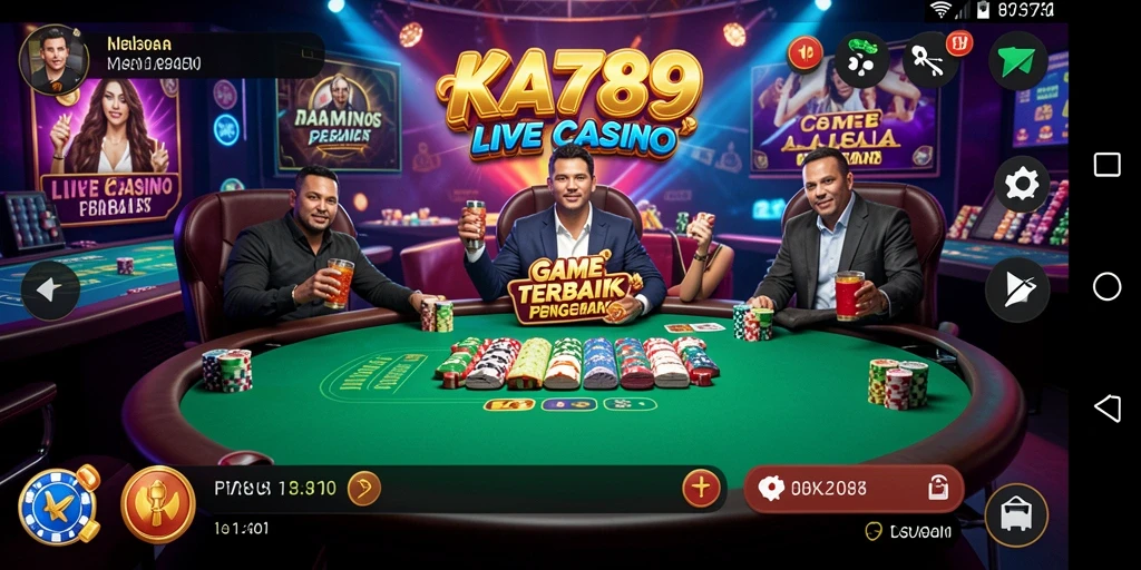 Gameplay seru Live Casino di KA789 dengan dealer profesional.