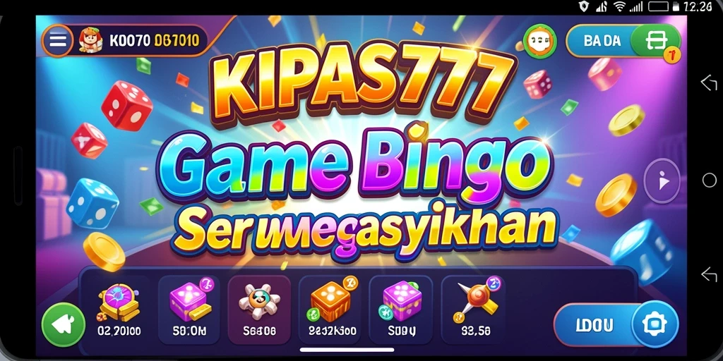 Tampilan gameplay seru dari KIPAS777 di dalam permainan Bingo.