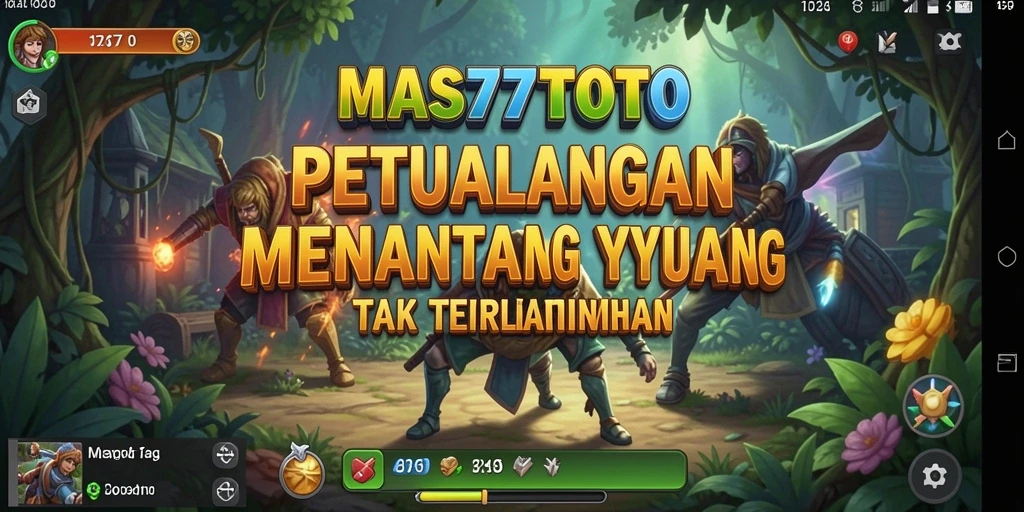 Tangkapan layar gameplay MAS77TOTO dengan petualangan yang mendebarkan.