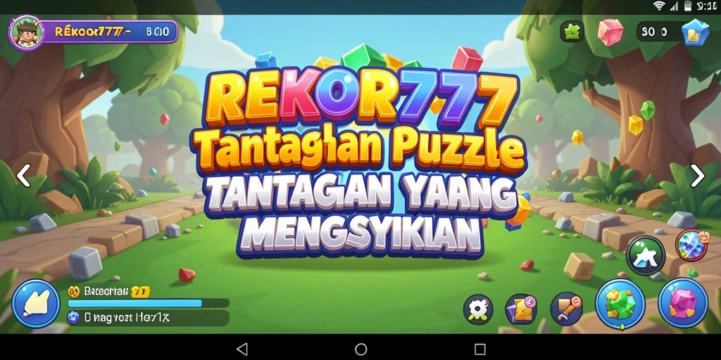 Tampilan gameplay seru dari REKOR777 yang menantang.