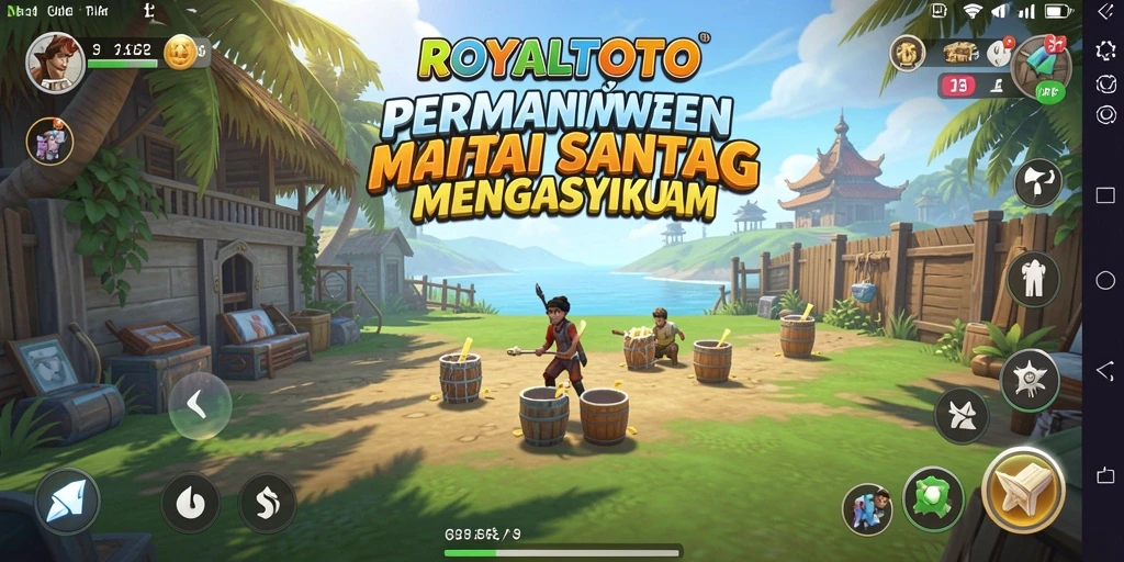 Tampilan gameplay yang menyenangkan dan interaktif di ROYALTOTO.