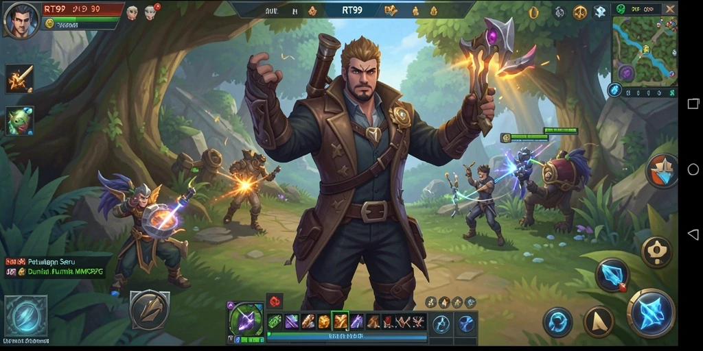 Tampilan gameplay epik RT99 dengan petualangan seru dan grafis menawan.
